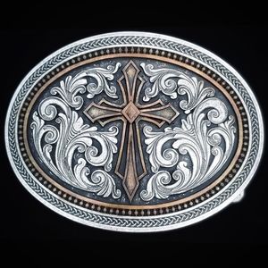 Montana Silversmiths Center Of Faith Cross Buckle